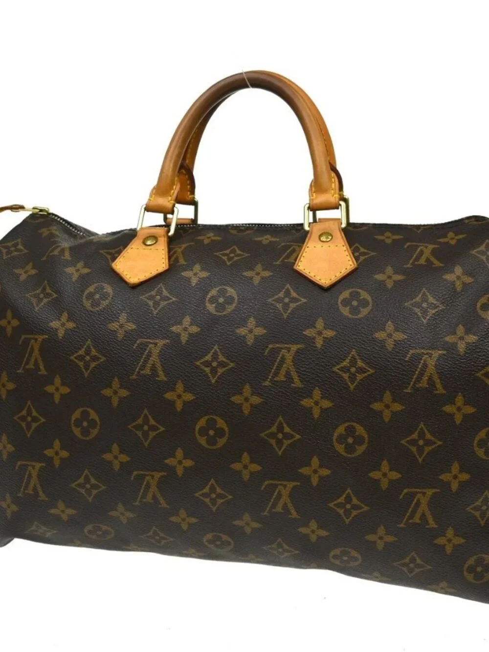 Best05 LOUIS VUITTON SPEEDY 35 HANDBAG PURSE MONOGRAM